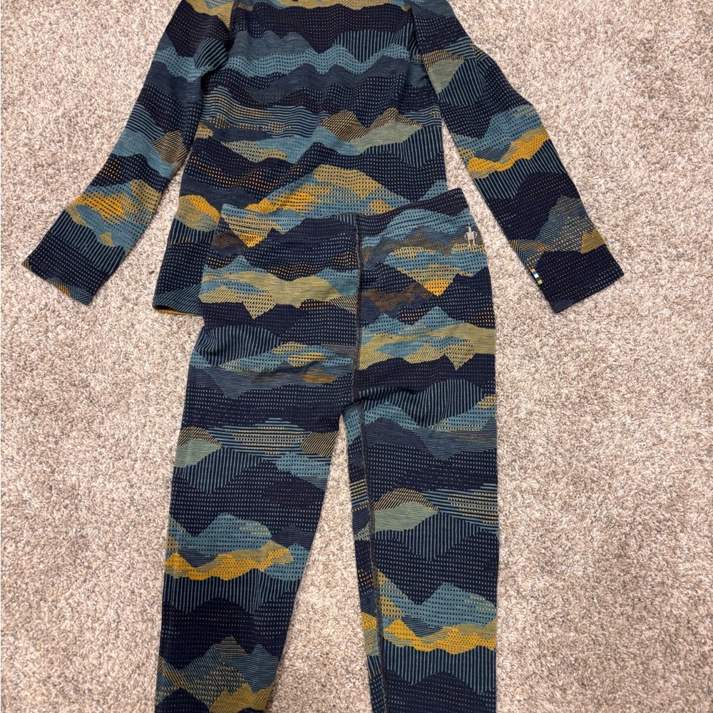 Smartwool Baselayer Multicolor Knit Fabric